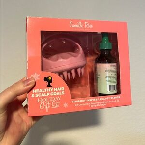 Camille Rose Healthy Hair & Scalp Goals Gift Set – Rosemary Oil + Scalp Massager